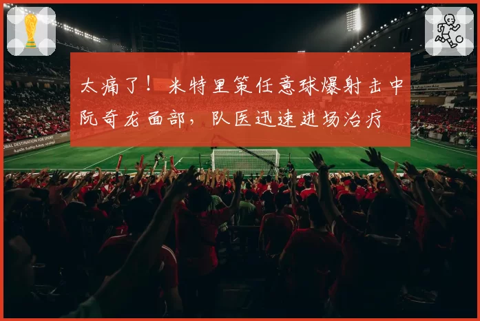 太痛了！米特里策任意球爆射击中阮奇龙面部，队医迅速进场治疗